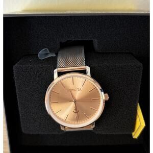 Invicta Lady 38 mm Stainless Steel Rose Gold + Steel Rose Gold Dial Pc21 Quartz